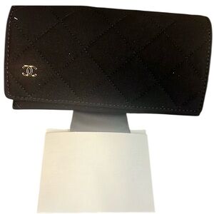 Chanel Black Quilted Women's sunglasses case